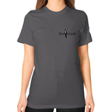 Unisex T-Shirt (on woman) Asphalt thestartottawa
