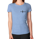 Women's T-Shirt Tri-Blend Blue thestartottawa